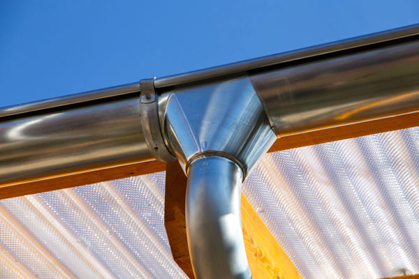 Galvanized Metal Gutter System Installation
